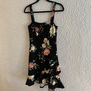 Floral layered dress
